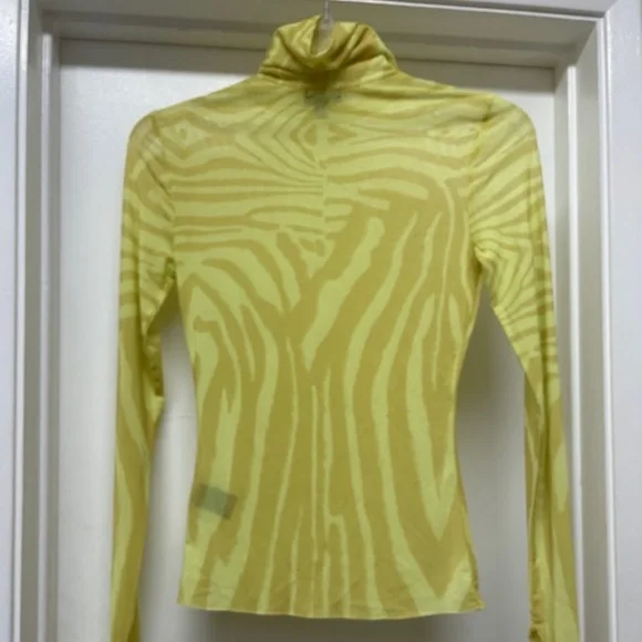AFRM Zadie Mesh Long Sleeve Top w Thumb Holes Never Worn EUC - Picture 8 of 8